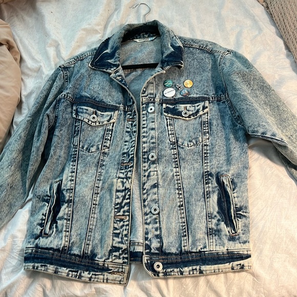 Oversized Denim Jacket S - Picture 1 of 4